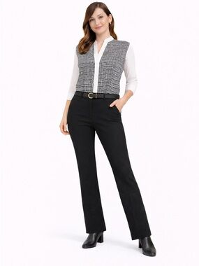 Ivanka Trump Black Boot-Cut Dress Pants